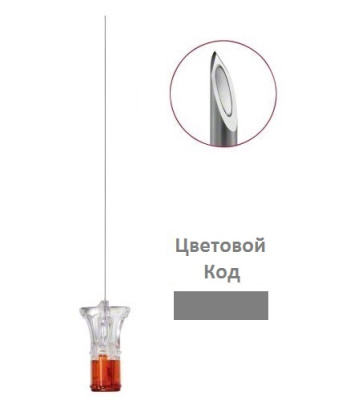 Игла спинномозговая Спинокан со стилетом новый павильон 27G - 88 мм купить оптом в Новосибирске