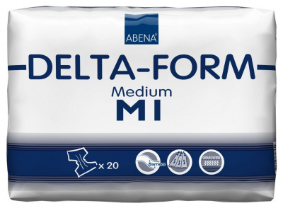 Delta-Form Подгузники для взрослых M1 купить оптом в Новосибирске

