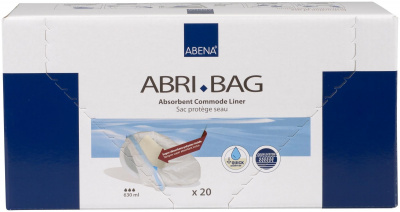 Abri-Bag Гигиенические впитывающие пакеты для туалета 51,5x39 см купить оптом в Новосибирске