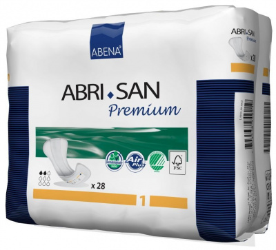 Урологические прокладки Abri-San Premium 1, 200 мл купить оптом в Новосибирске
